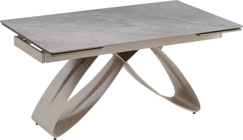 Stół rozkładany Twig 160-240 cm - nowoczesny stół do jadalni i salonu z ceramicznym blatem