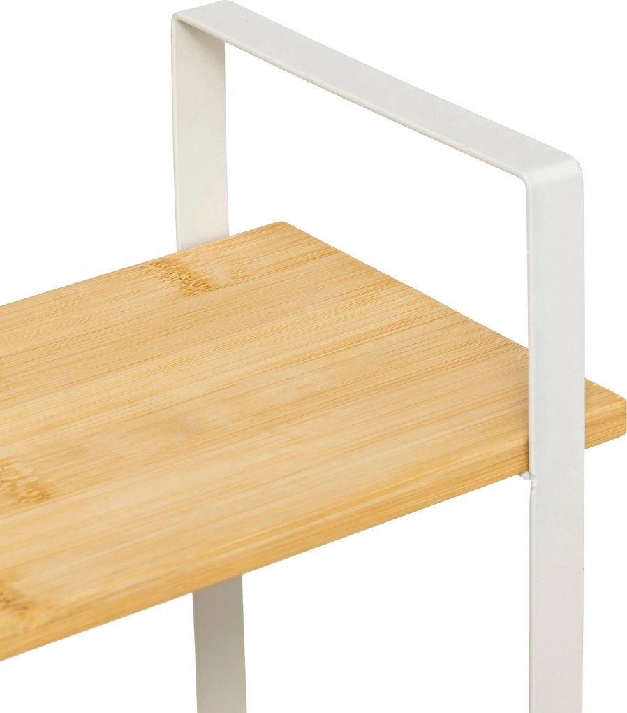 Półka stojąca na blat kuchenny ORDERA z pojemnikiem, 30 x 14 x 30 cm