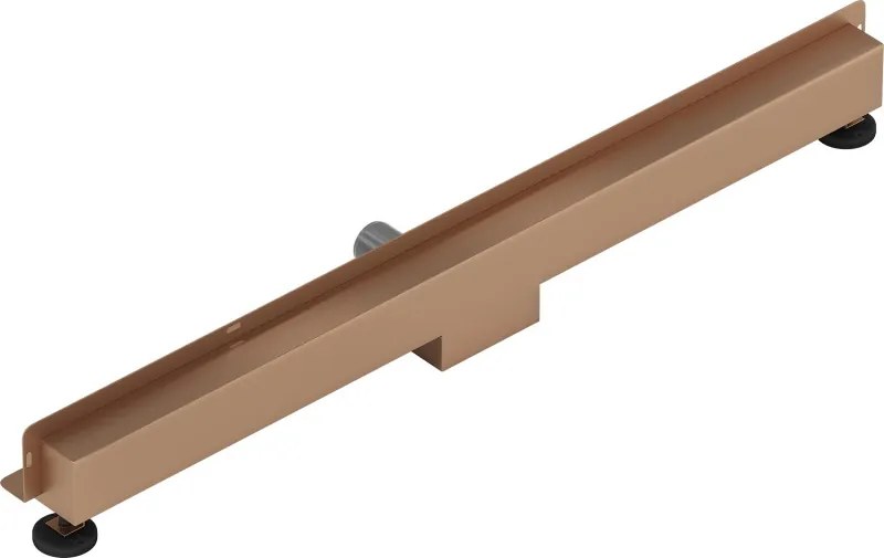 Mexen Flat Wall odpływ liniowy ścienny 2w1 90 cm, miedź szczotkowana - 1C30090