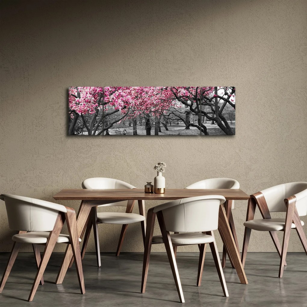 Obraz drzew magnolii (170x50 cm)