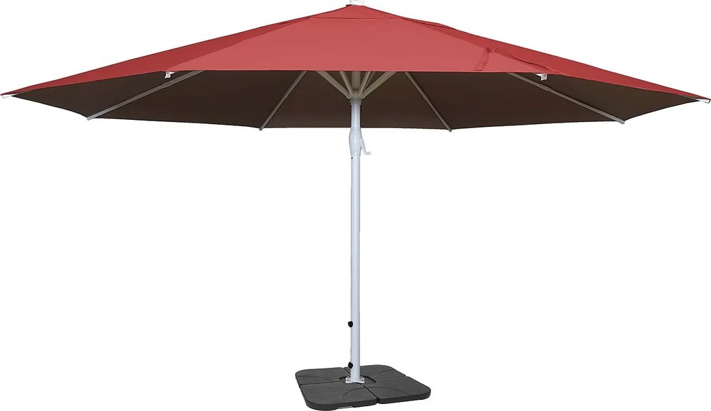 Parasol Carpi II,  czerwony ze stojakiem