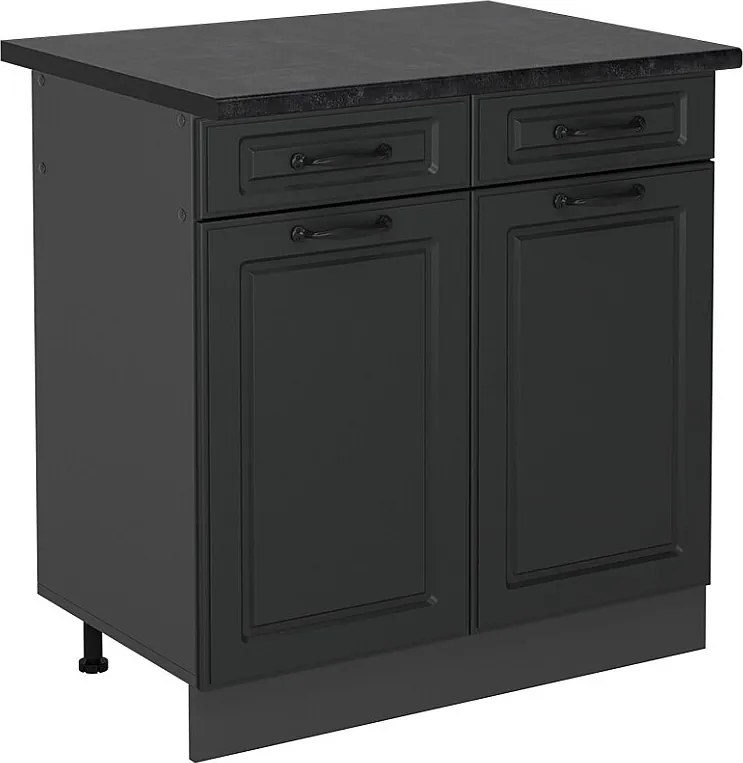 Szafka dolna do kuchni antracytowy domek wiejski 80x60x81.6 r-line