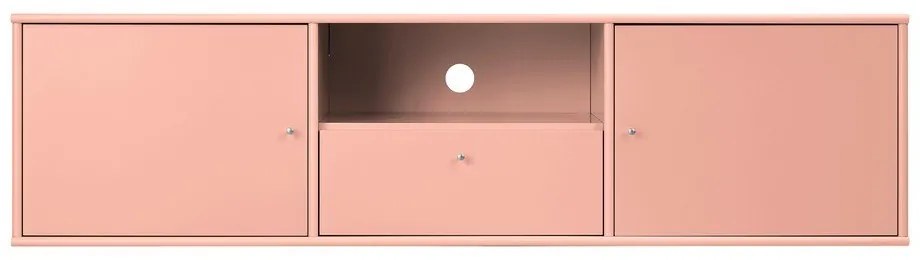 Różowa szafka pod TV 161x42x45 cm Mistral – Hammel Furniture