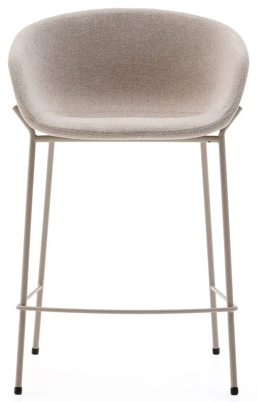 Beżowy hoker (wysokość siedziska 65 cm) Yvette – Kave Home