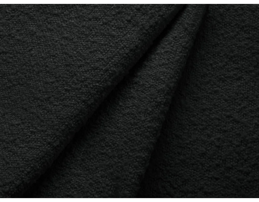 Czarna sofa z materiału bouclé 170 cm Molino – Micadoni Home