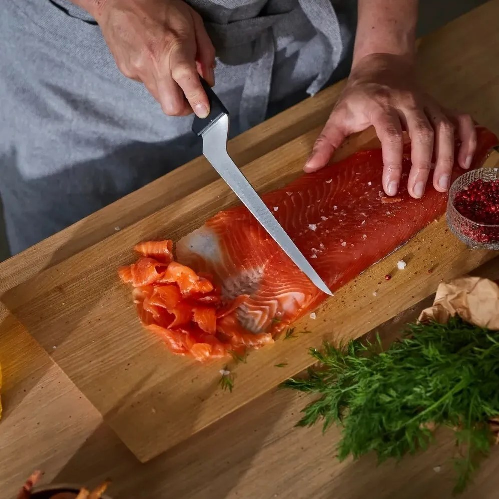 Fiskars 1054946 nóż do filetowania Hard Edge, 22 cm