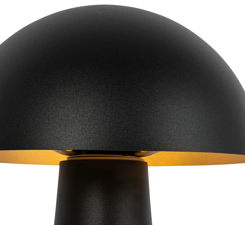 Zewnetrzna Lampa podłogowa zewnętrzna czarna 65 cm - Mushroom Nowoczesny Oswietlenie zewnetrzne