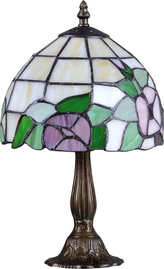 Lampka stołowa z witrażowym kloszem - S942 B2-P99