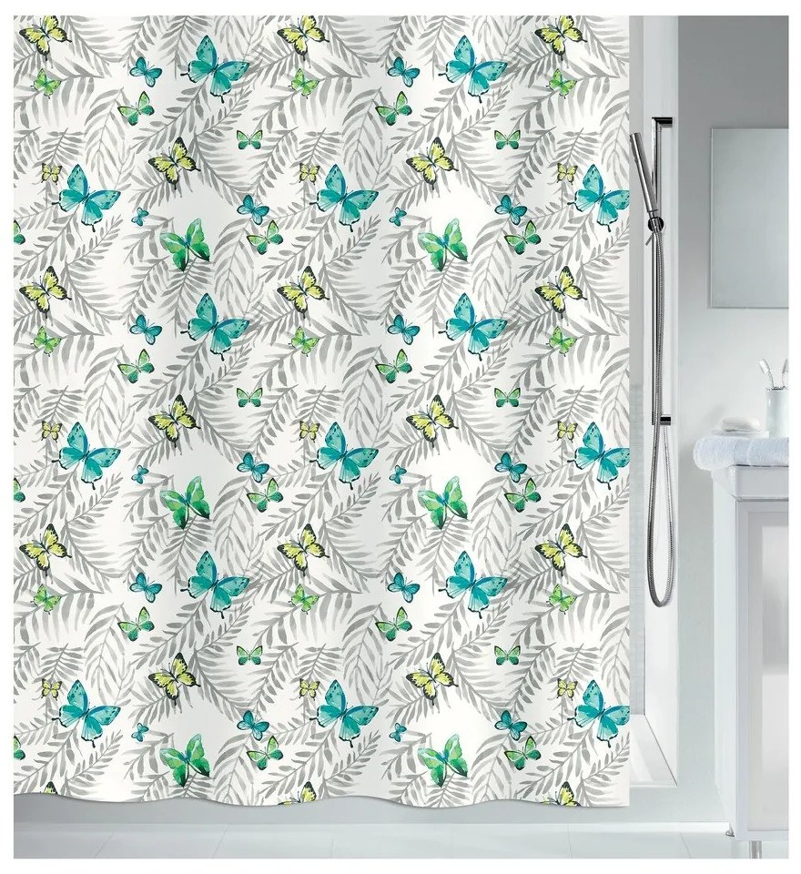 Zasłona prysznicowa 180x200 cm Papillons – Spirella