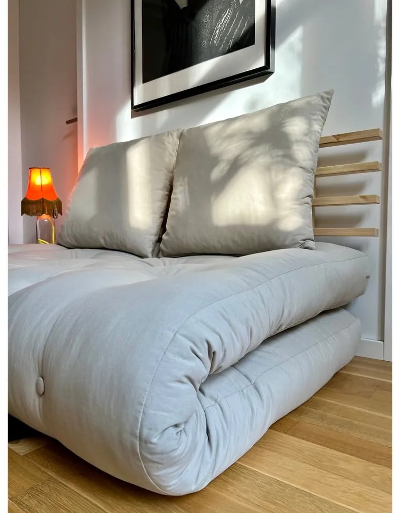 Sofa rozkładana Karup Design Shin Sano Natural Clear/Grey