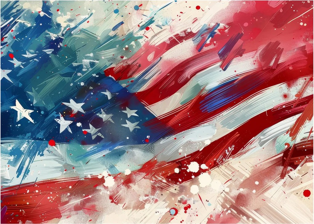 Obraz - Flaga USA (70x50 cm)