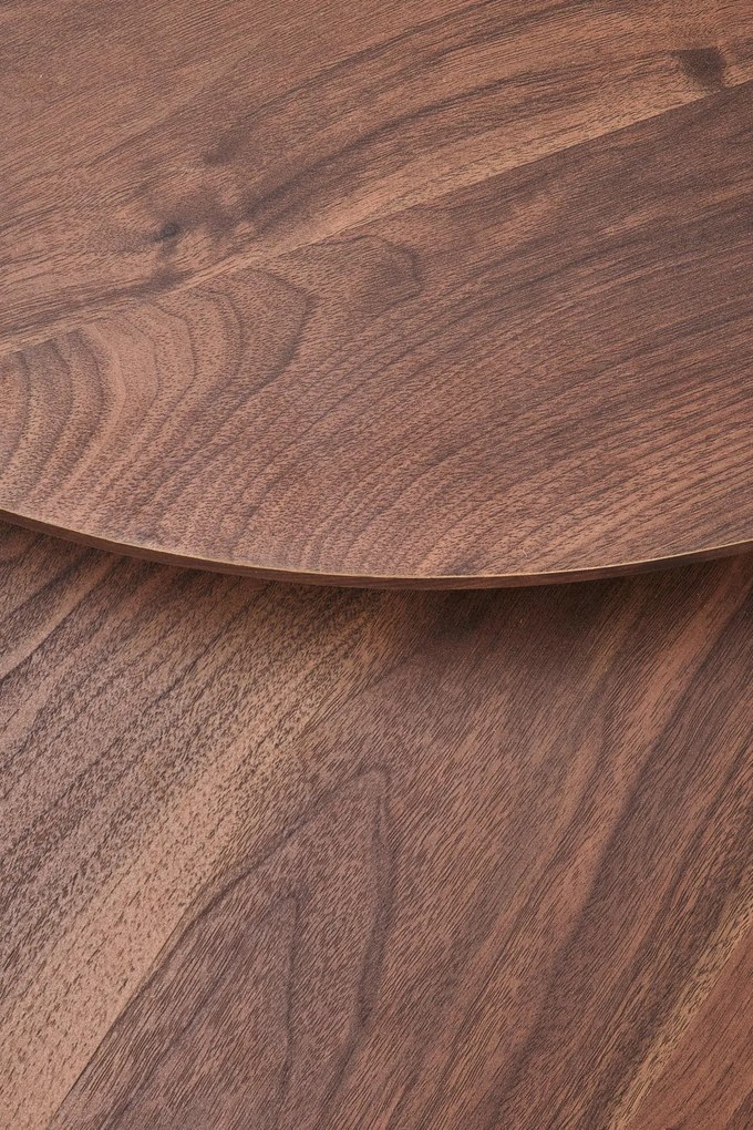 Zestaw 2 ław, 79/47 59/37 orzechowy / czarny JAVA