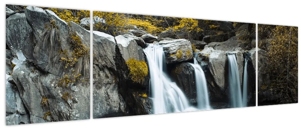 Obraz - Wodospady, Lushan, Chiny (170x50 cm)