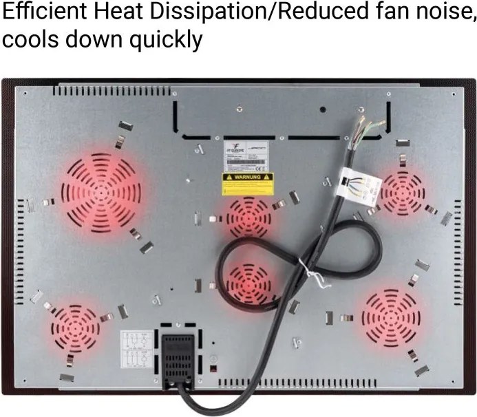 JAGO Płyta szklano-ceramiczna, 8600 W