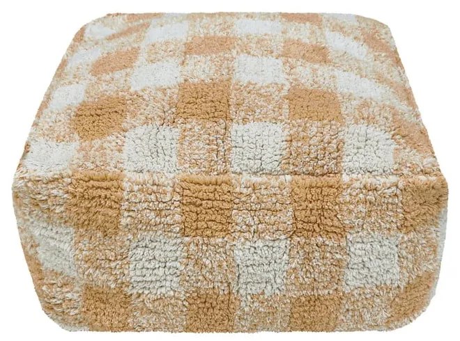 Puf dziecięcy w kolorze ochry Vichy Honey – Lorena Canals