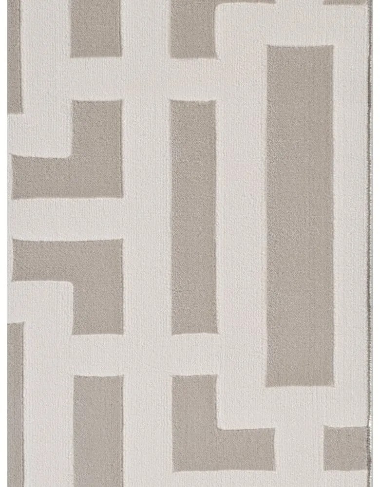 Szaro-kremowy chodnik 80x240 cm Perles Onyx – Elle Decoration