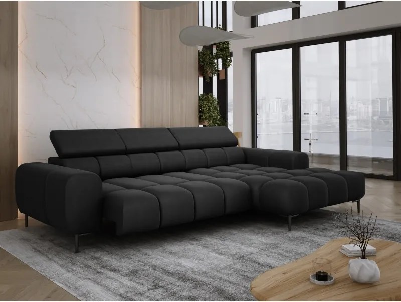 Narożnik PLAZA MINI Prawostronny w tkaninie Promocyjnej SOLAR 99 WERSAL