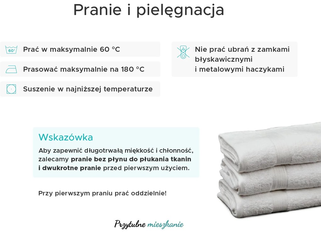 Ręcznik SOFT 50x90 cm żółty, 100% bawełna