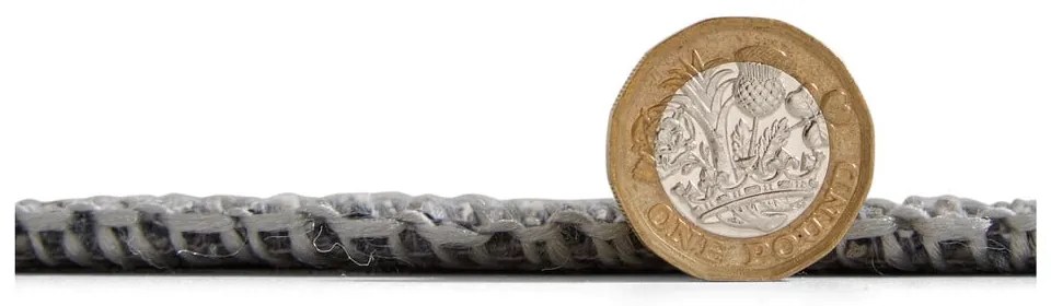 Jasnoszary chodnik odpowiedni do prania 61x170 cm Deco Peacock – Catherine Lansfield