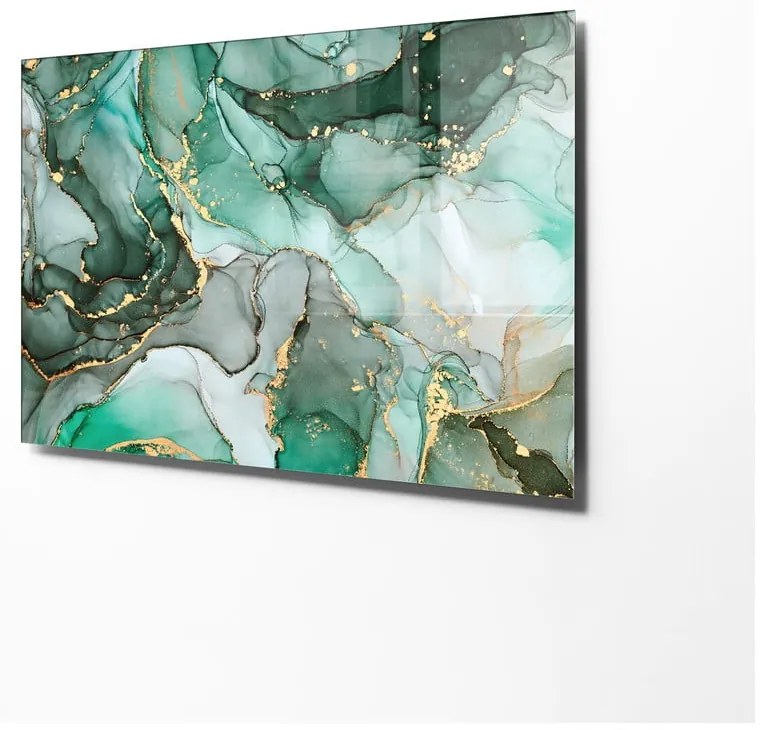 Szklany obraz 100x70 cm Turquoise – Wallity