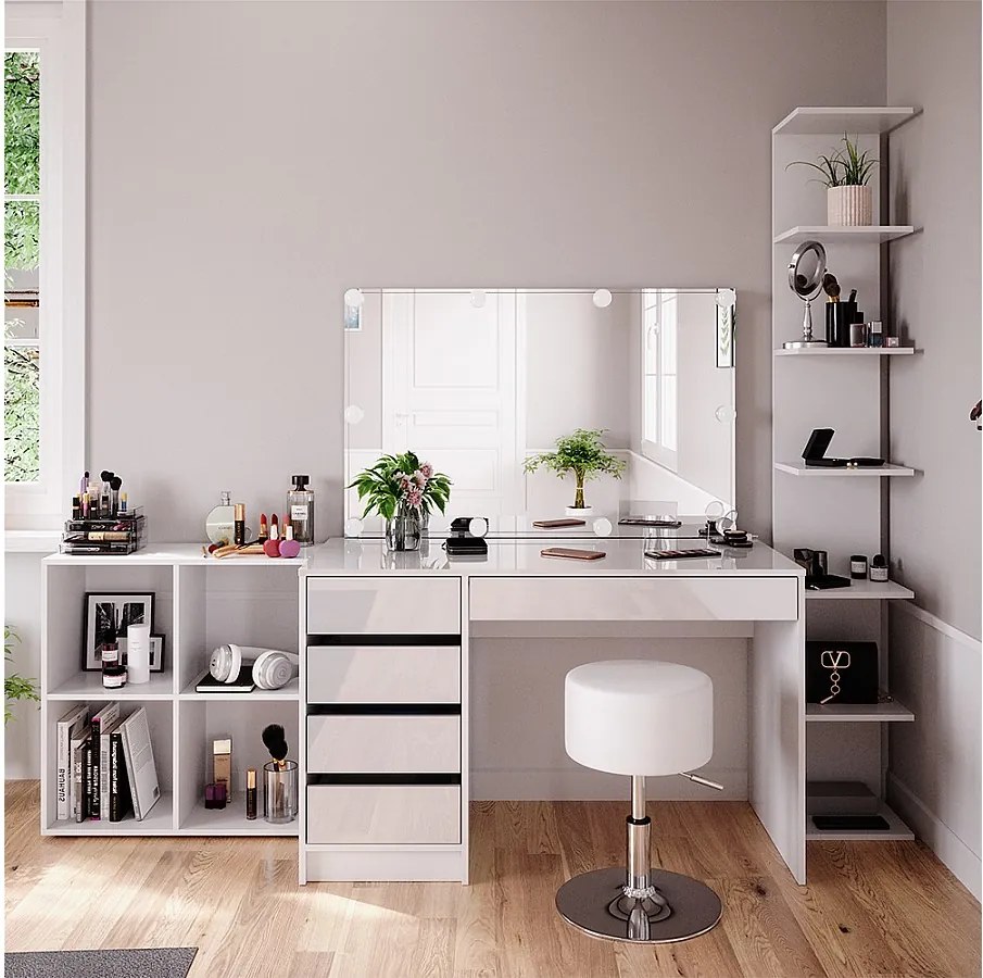 Toaletka biały 120x55x75 sherry