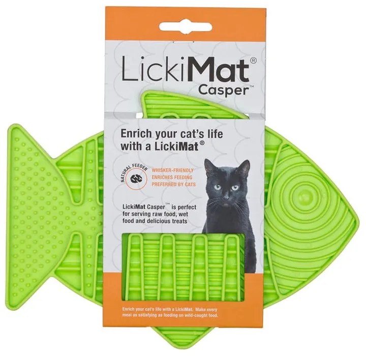 Mata do lizania dla kotów Casper Green – LickiMat