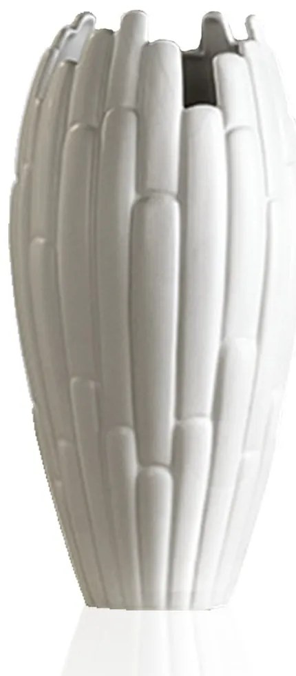 Kremowy ceramiczny wysoki wazon – Villa Altachiara