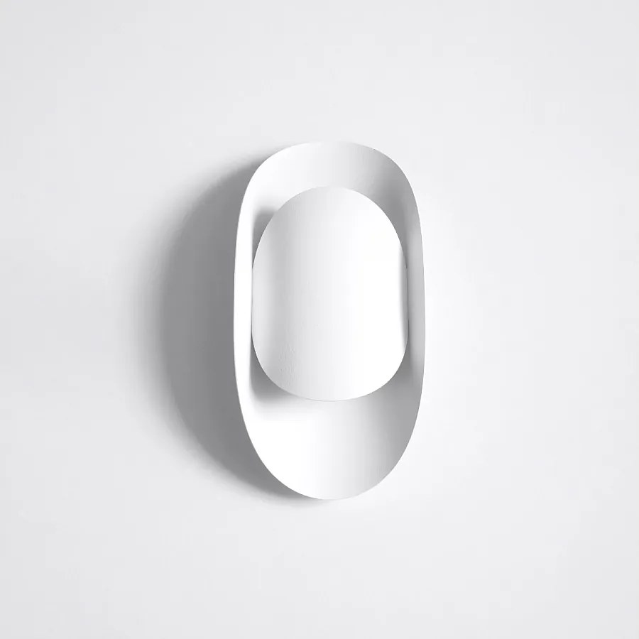 Kinkiety nowoczesny Revon, stal - 1 źródło światła 4000K - L.13 x H.30 cm - biały