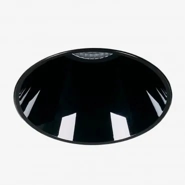 Downlight Led Wpuszczany Bezramkowy Trimless Okrągły Ø5,3 Cm Do Użytku Zewnętrznego, Aluminiowy Luisiana Biała Ciepła 2700 K & Czarna & 6 W & 23º -