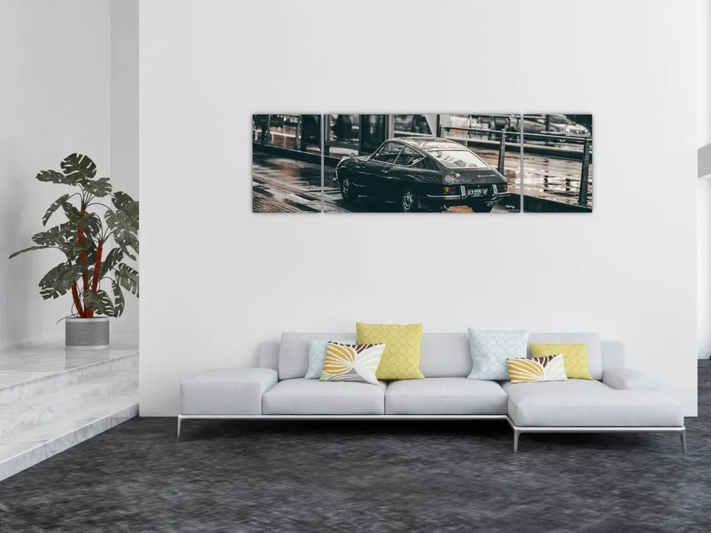 Obraz poruszającego się samochodu (170x50 cm)