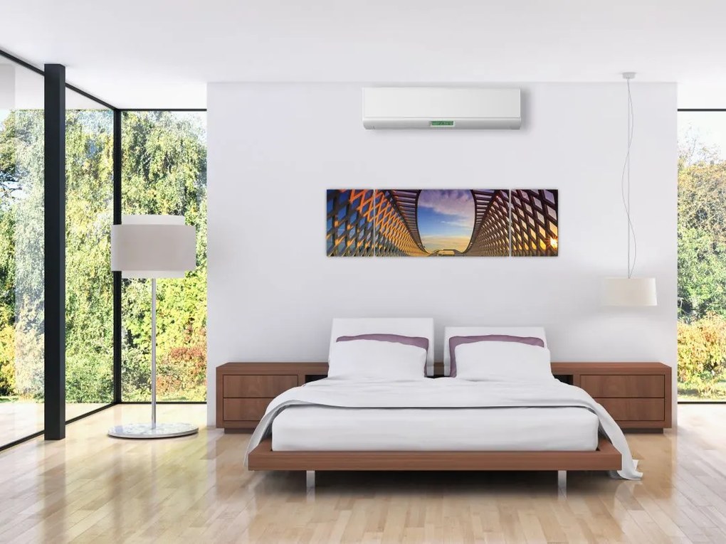 Obraz nowoczesnej architektury mostowej (170x50 cm)