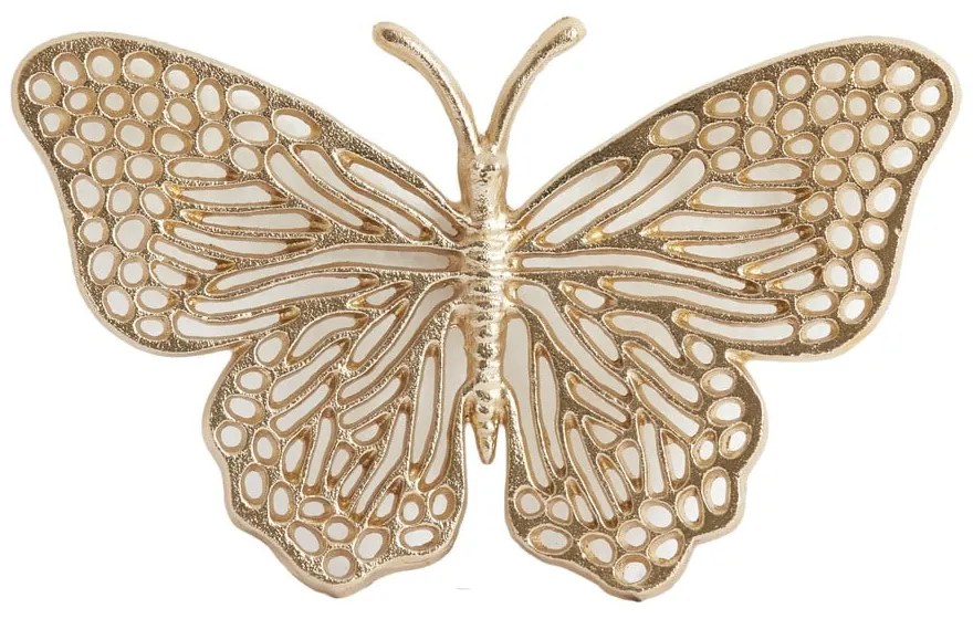 Metalowa dekoracja ścienna 26x16 cm Butterfly – Light &amp; Living