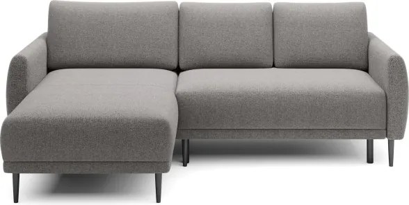 Narożnik BONO z funkcją spania Drewniane nóżki Eleganckie podłokietniki Głębokie siedzisko Lewa strona Barrel 90