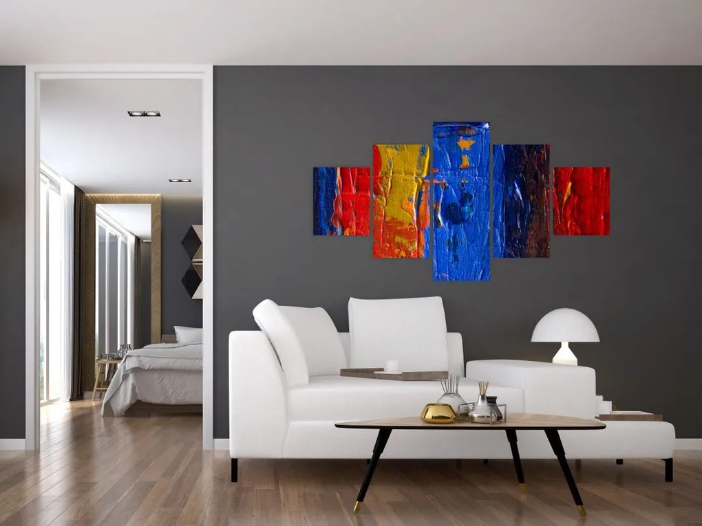 Obraz malarskich kolorów (125x70 cm)