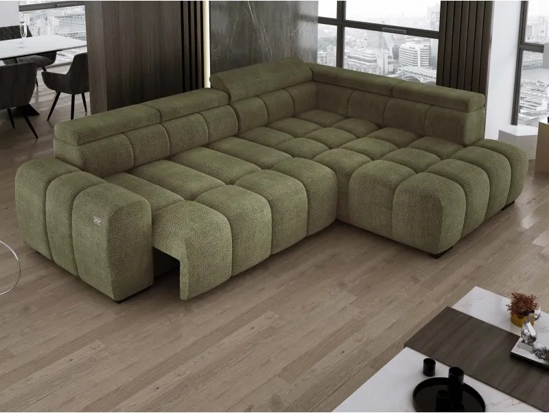 Narożnik BULL L Prawostronny z Elektryczną Regulacją EDEN 12 WERSAL