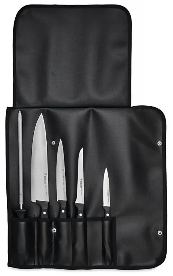 Wüsthof - Zestaw 6 noży kuchennych GOURMET czarny