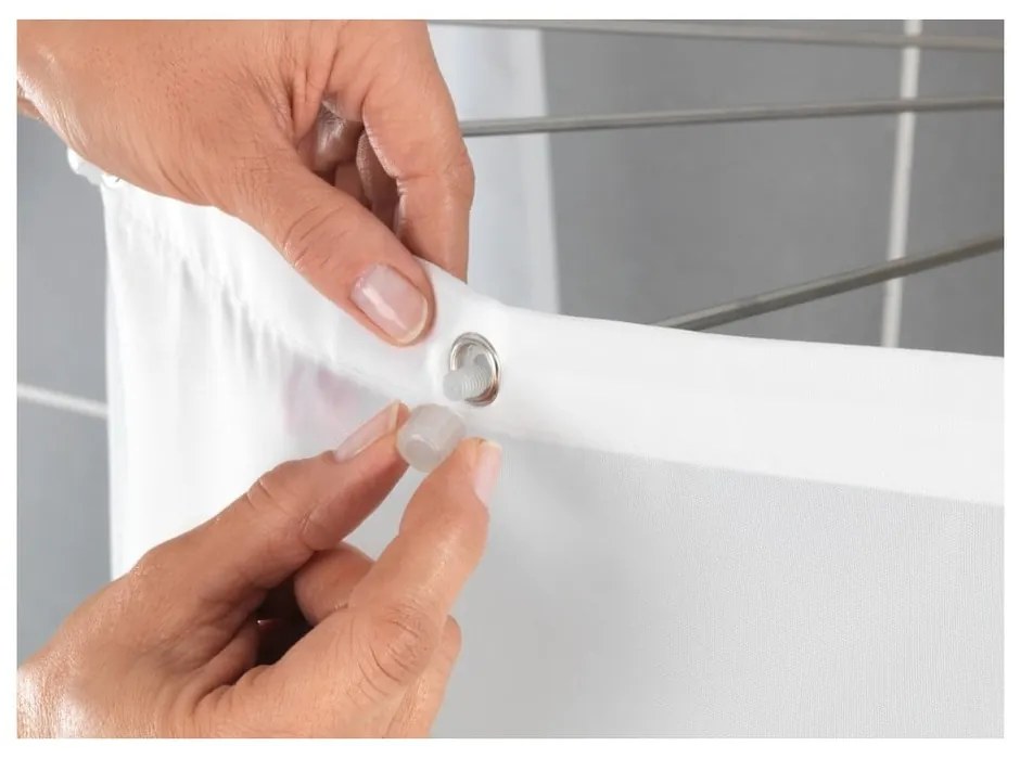 Okrągły uchwyt na zasłonę prysznicową Wenko Shower Umbrella