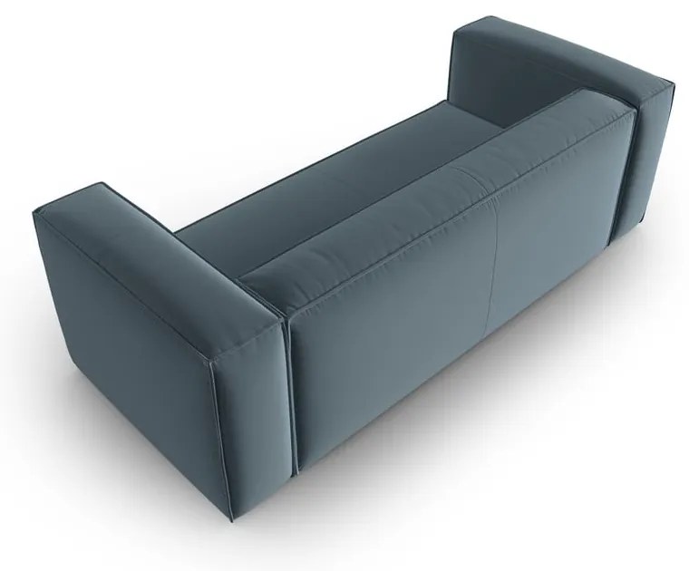 Niebieska aksamitna sofa 200 cm Mackay – Cosmopolitan Design