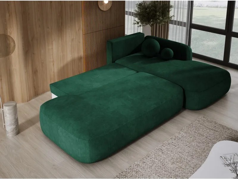 Narożnik BLOOM z funkcją spania układ L Prawy Tkanina CLOUD 39