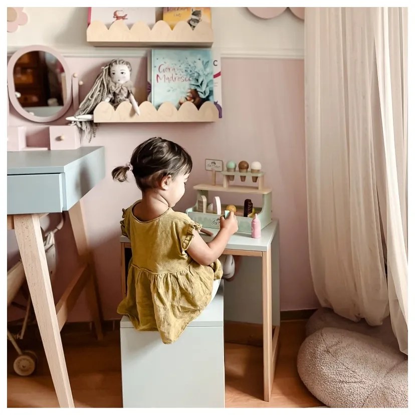 Tooky toy stragan z lodami lodziarnia drewniana