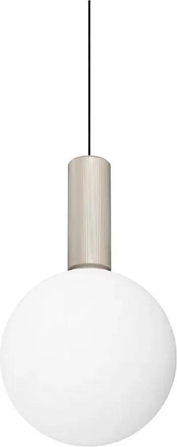 Ideal Lux - Lampa wisząca LED na linku ODEON LED/8W/230V CRI 90 Ø 20 cm beżowa/biała