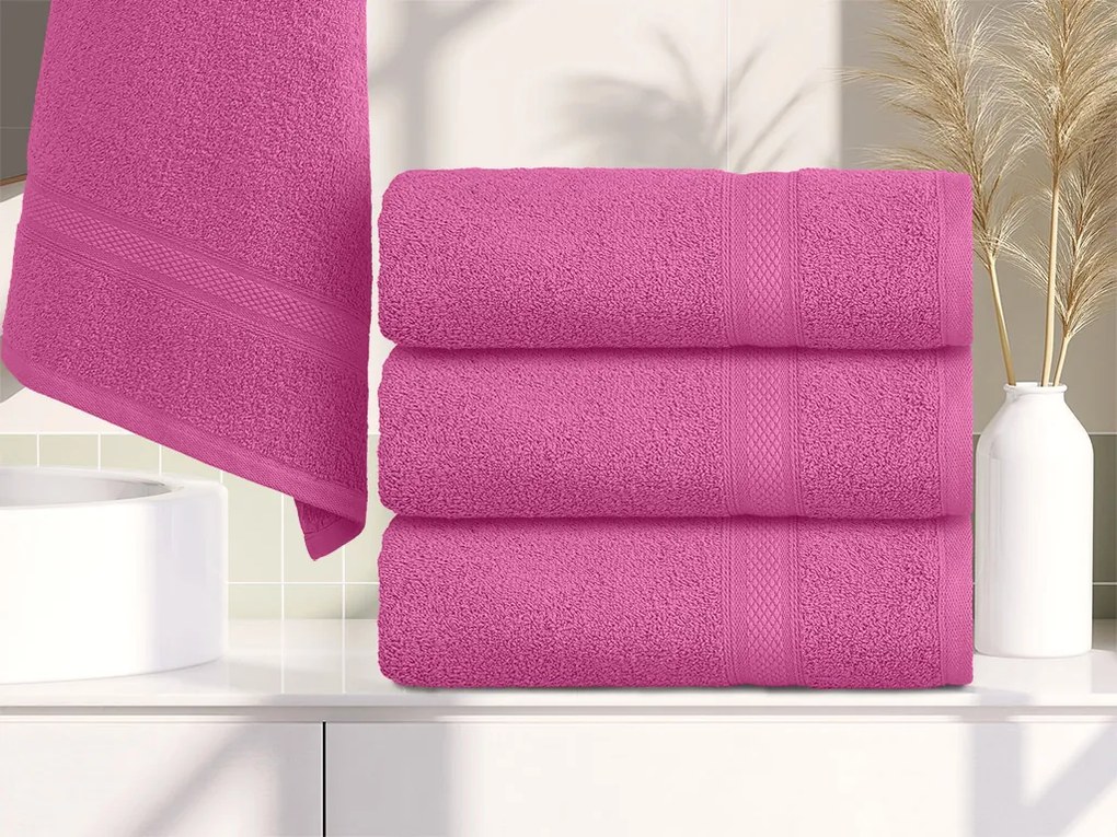 Ręcznik CLARYSSE ELEGANCE 60x110 cm różowy, 100% bawełna