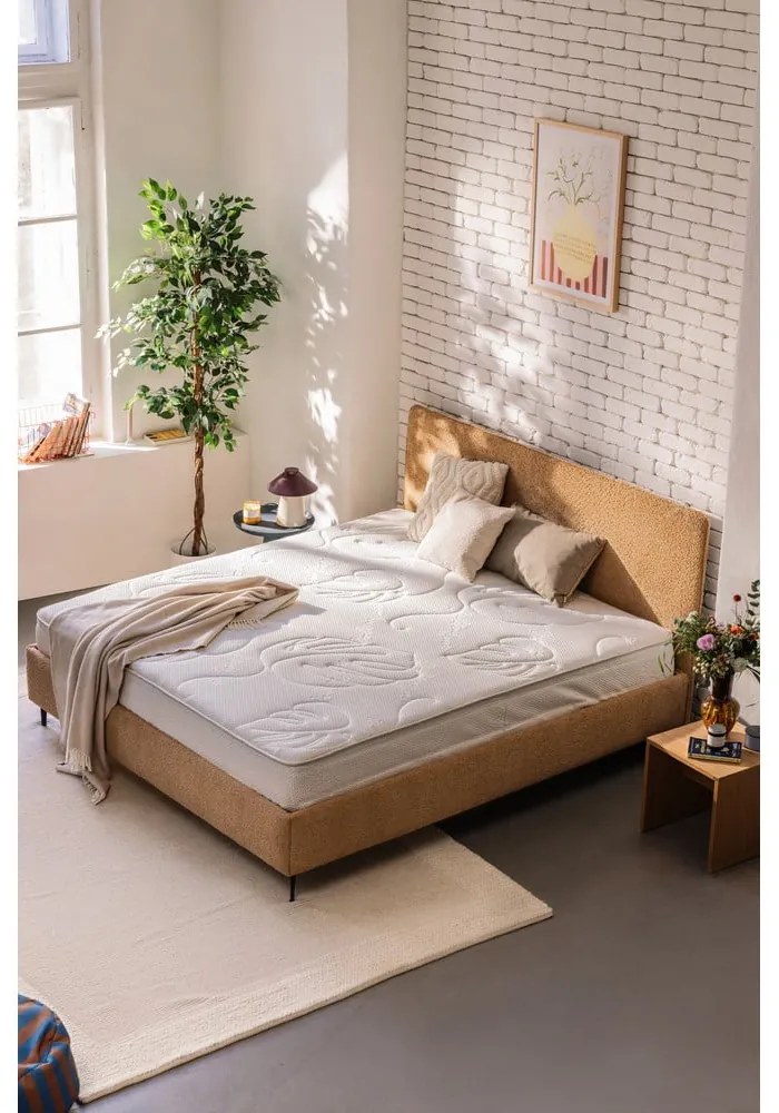 Średnio twardy sprężynowy materac termoregulacyjny 140x200 cm Memory Luna – Bonami Selection
