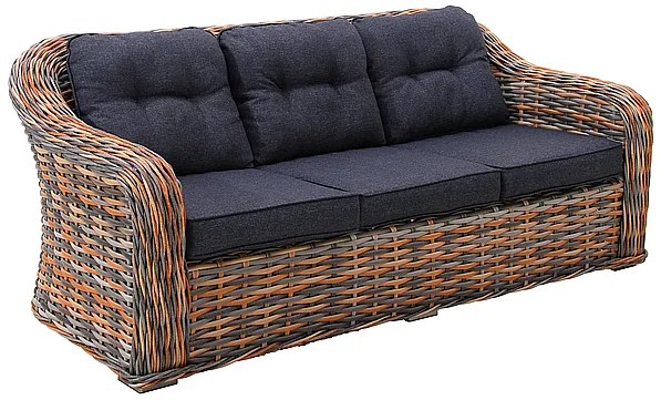 Zestaw rattanowy CORDOBA (szarobrązowy)