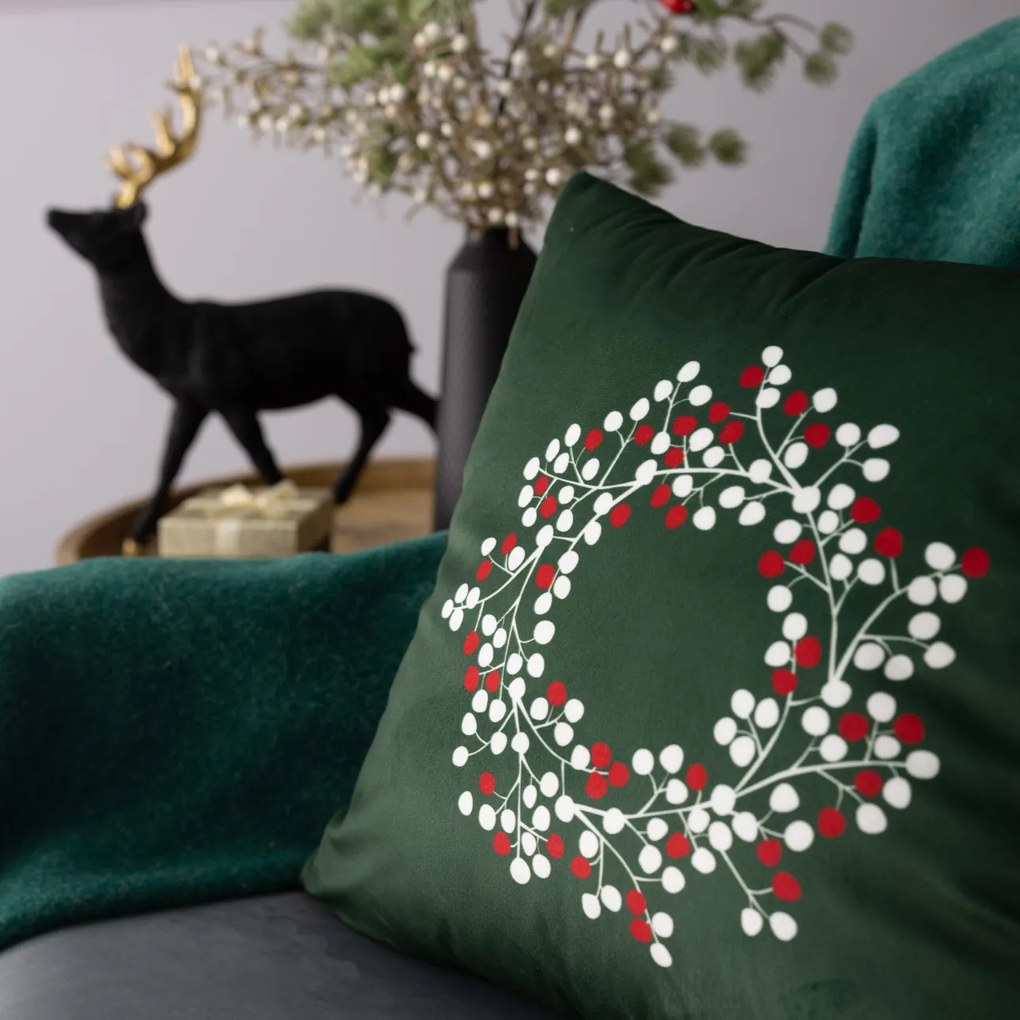 Poszewka na poduszkę Berry Wreath 43x43 cm