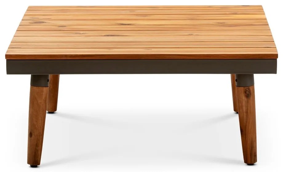 Szara sofa ogrodowa z konstrukcją z drewna akacji Bonami Selection Lustio