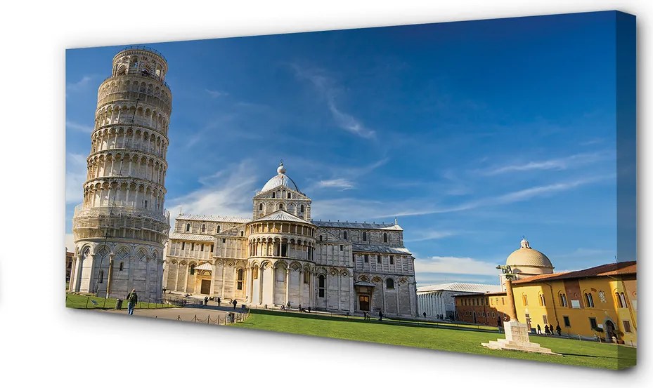 Zdjęcie na płótnie Krzywa Wieża w Pizie i Katedra