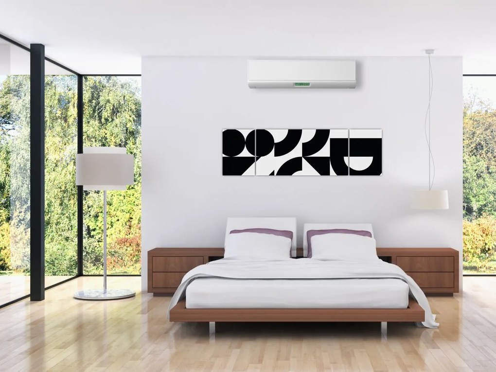 Obraz - Abstrakcja geometryczna N⁰2 (170x50 cm)