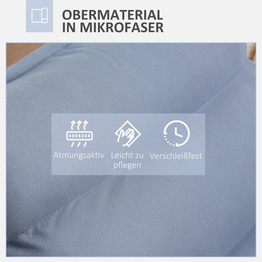 HOMCOM Krzesło Podłogowe z Regulowanym Oparciem Obrotowe do Medytacji 62x70x95 cm Szare | Aosom PL