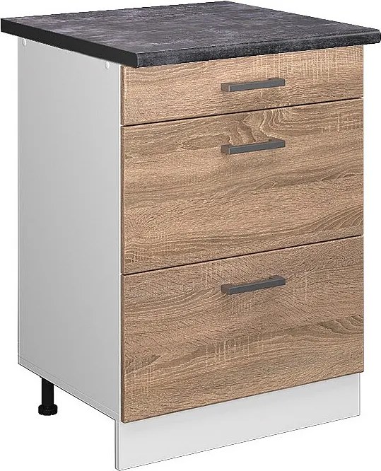Szafka dolna do kuchni sonoma 60x60x81.6 r-line
